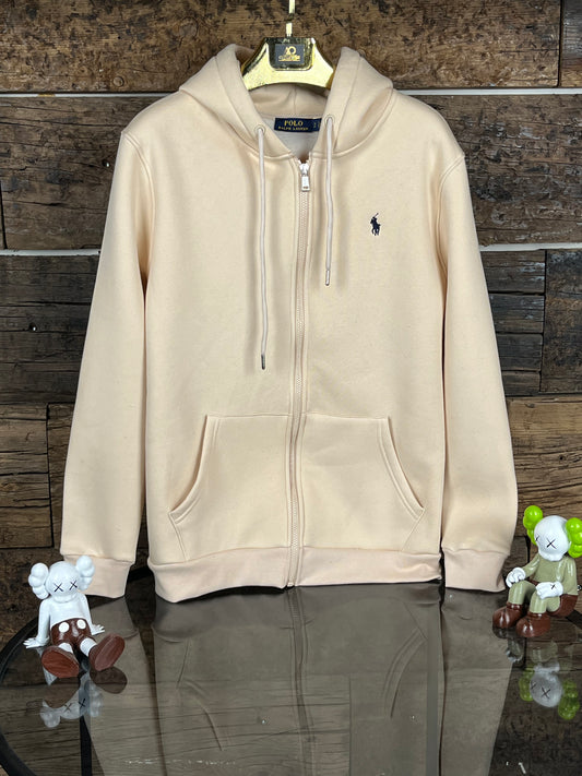 Polo Ralph Lauren Krem Fermuarlı Sweatshirt